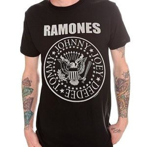 Ramones unisex presidential seal black t-shirt